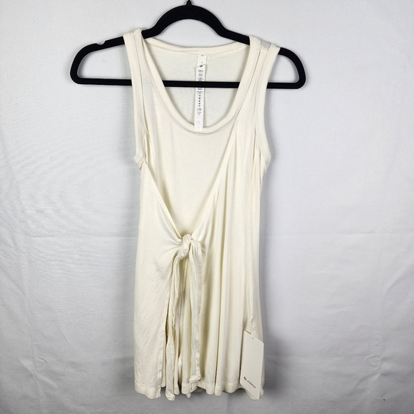 NWT Lululemon Ivory Modal Wrap Romper SIZE 0 - Picture 2 of 8